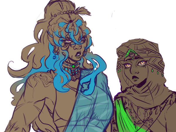 Fan Characters Sketch