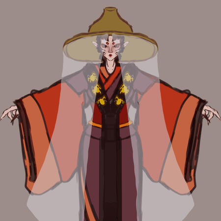 Jorōgumo Character Concept Sketch