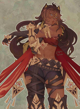 Dehya from Genshin Impact