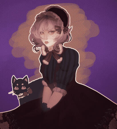 Art Fight Submission Character by @Deerishk on Instagram