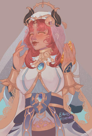 Half Body Flat Colored